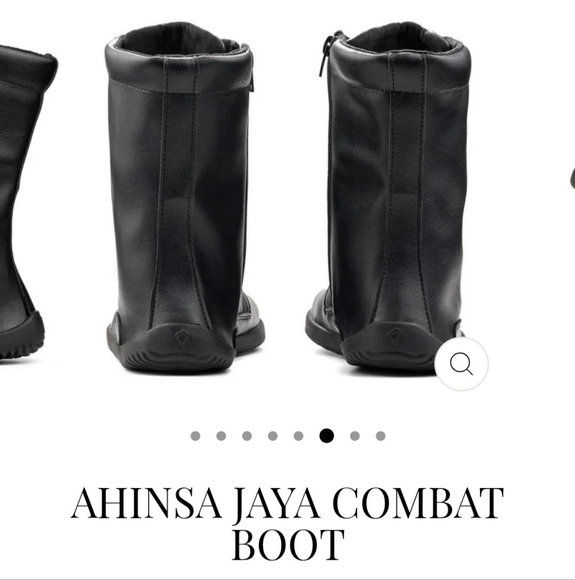 Ahinsa Jaya Combat Boot, Black, EU 39 - Picture 4 of 16